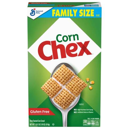 Chex Corn Cereal Family Size Gluten Free (18 oz)