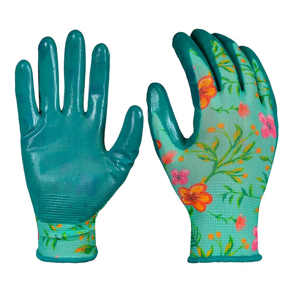 Digz guantes de trabajo flores (1 par)