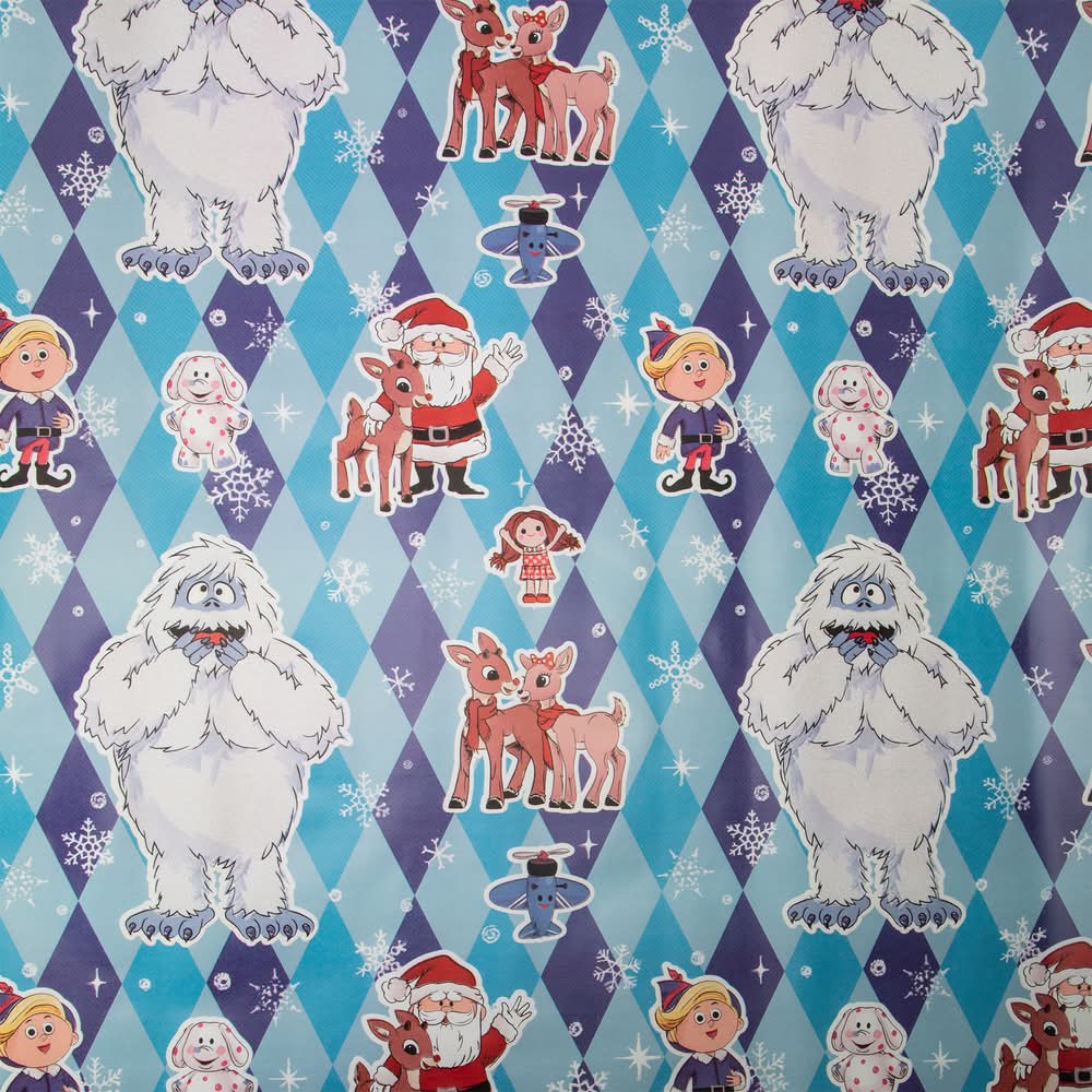 Christmas Gift Wrap Paper Rudolph
