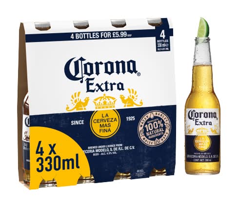 Corona Extra Premium Lager Beer (4 x 330ml)