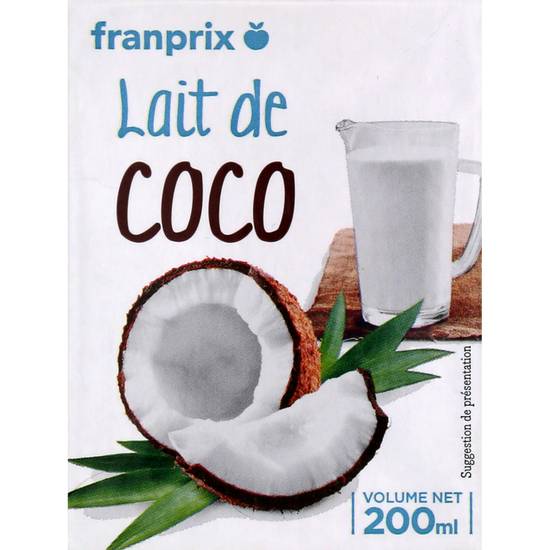 Lait de coco Franprix 20cl
