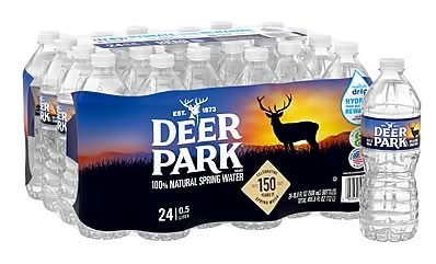 Deer Park 100% Natural Spring Water, Regular Flavor, 16.9 oz., 24/Carton (11475255)