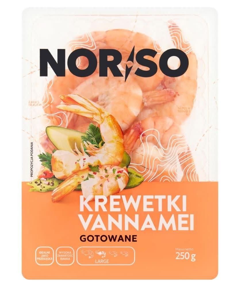 Norso Krewetki vannamei gotowane 250 g