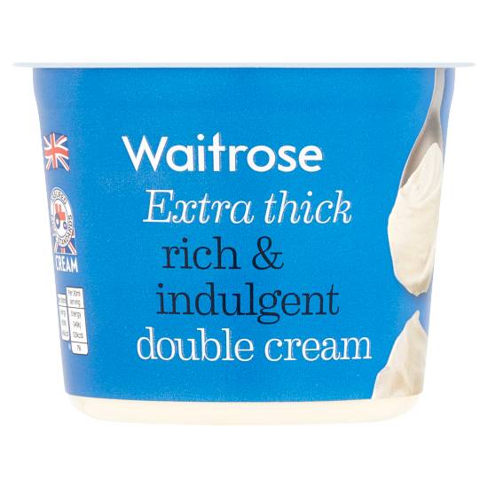 Waitrose & Partners Extra Thick Double Cream (300ml)