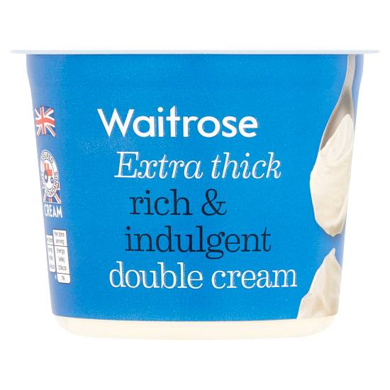 Waitrose & Partners Extra Thick Double Cream