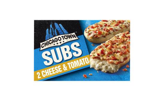 Frozen Chicago Town Cheese & Tomato Pizza Subs 250g