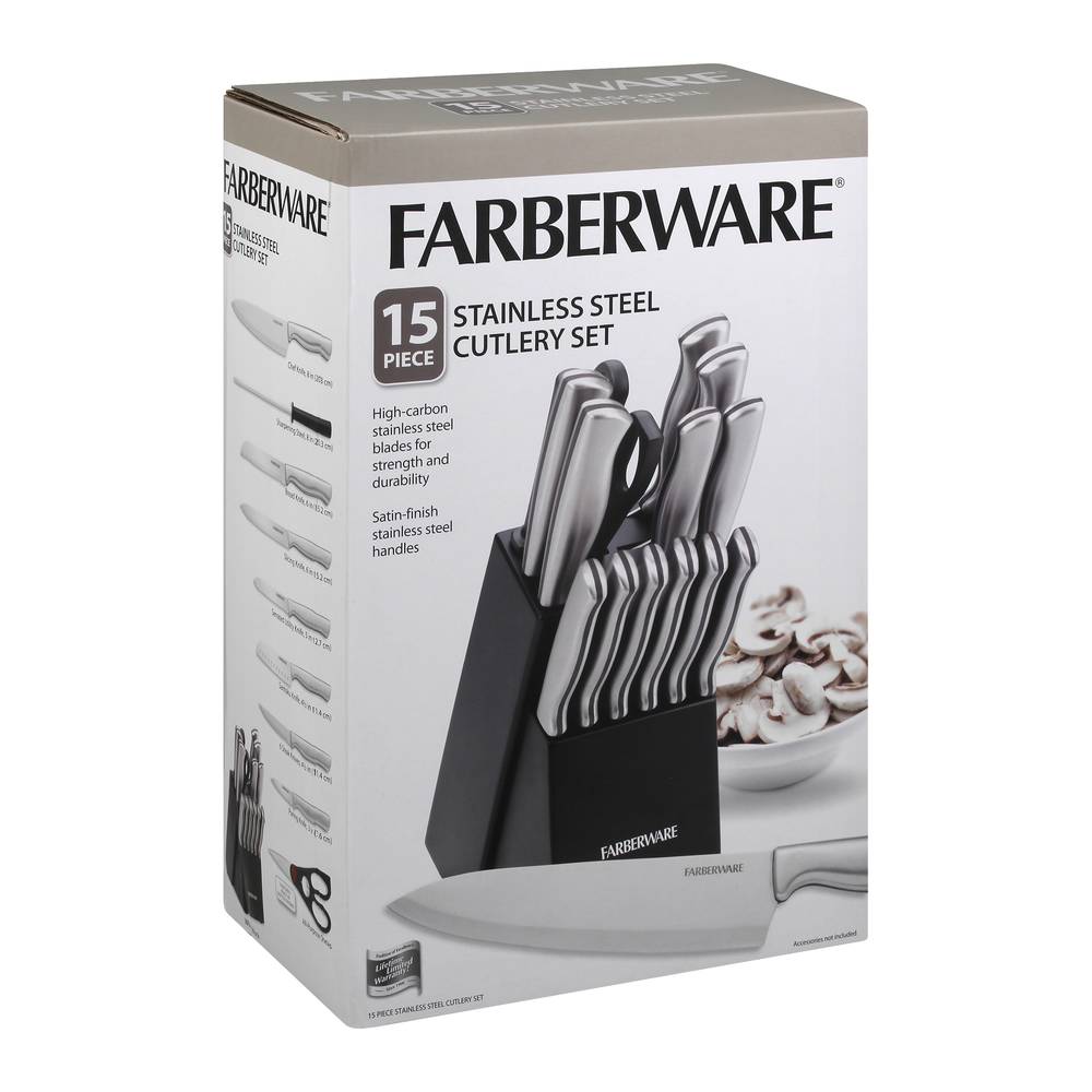 Farberware Stainless Steel Cutlery Set (15 ct)