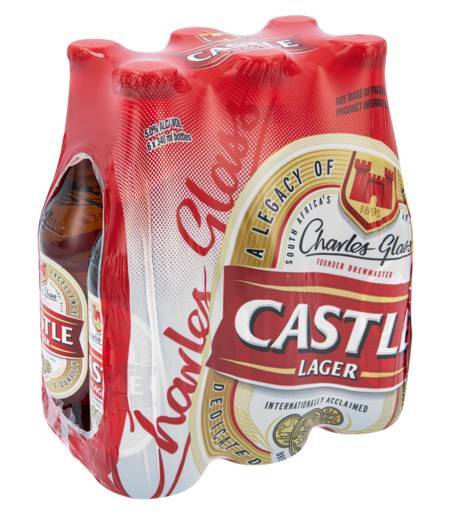 Castle Lager Bottle 330ml 6pk