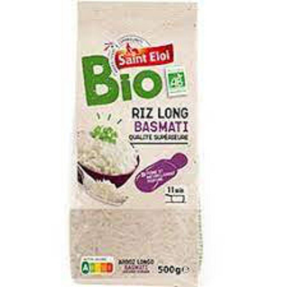 Saint Eloi - Riz long basmati bio (500g)