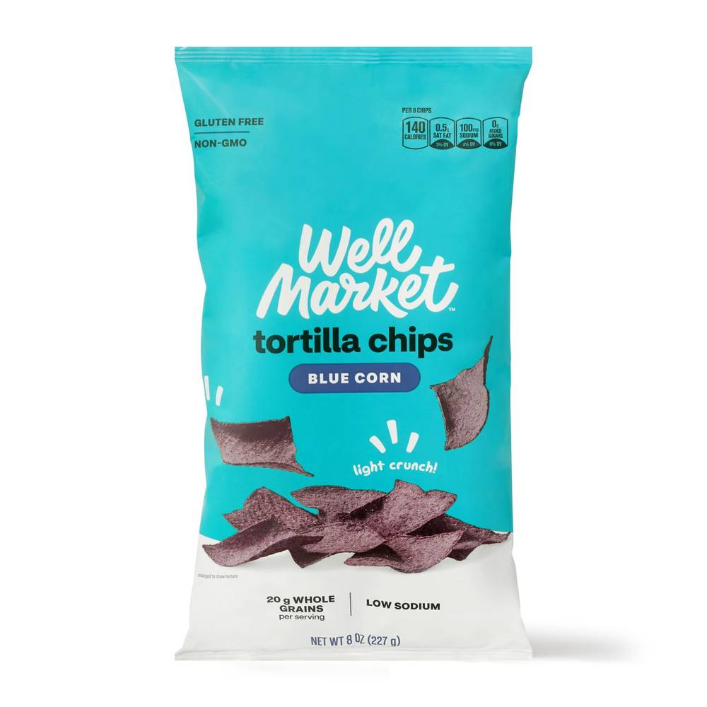 Well Market Tortilla Chips (blue corn)