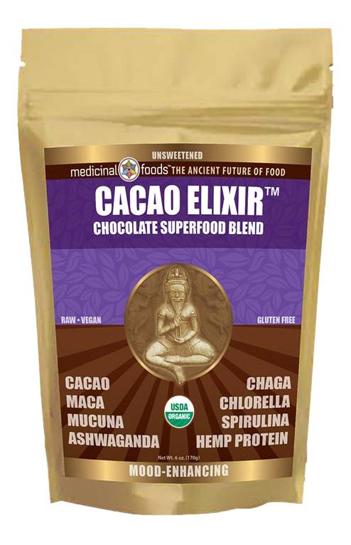 Medicinal Foods Cacao Elixir Chocolate Superfood Blend (6 oz)