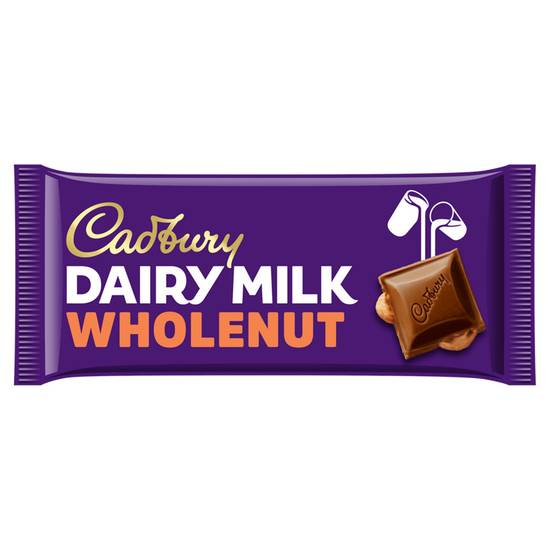 Cadbury Dairy Milk Wholenut Chocolate Bar 180g