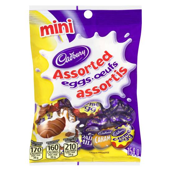 Cadbury Mini Assorted Chocolate Eggs (154 g)