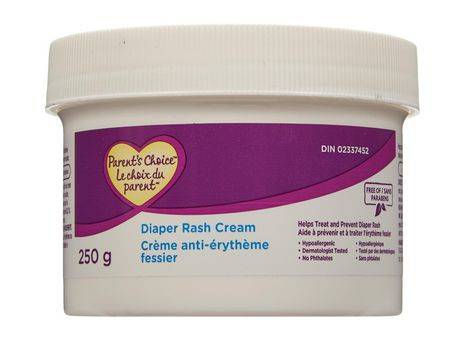 Crème anti-érythème fessier le choix du parent (250 g) - parent's choice diaper rash cream (250 g)