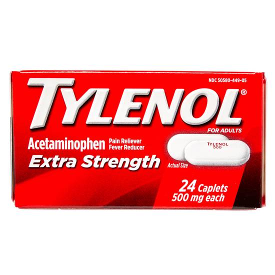 Tylenol Extra Strength Caplets 24ct