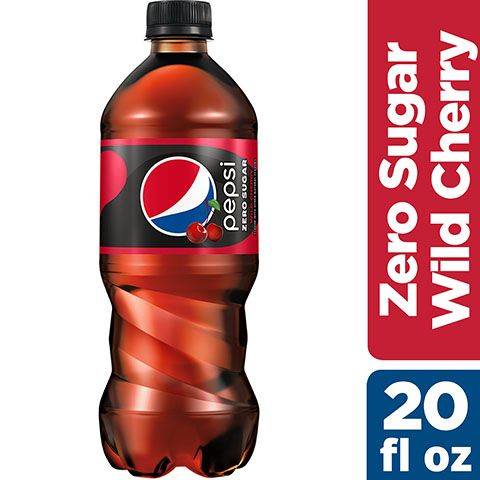 Pepsi Zero Sugar Wild Cherry 20z