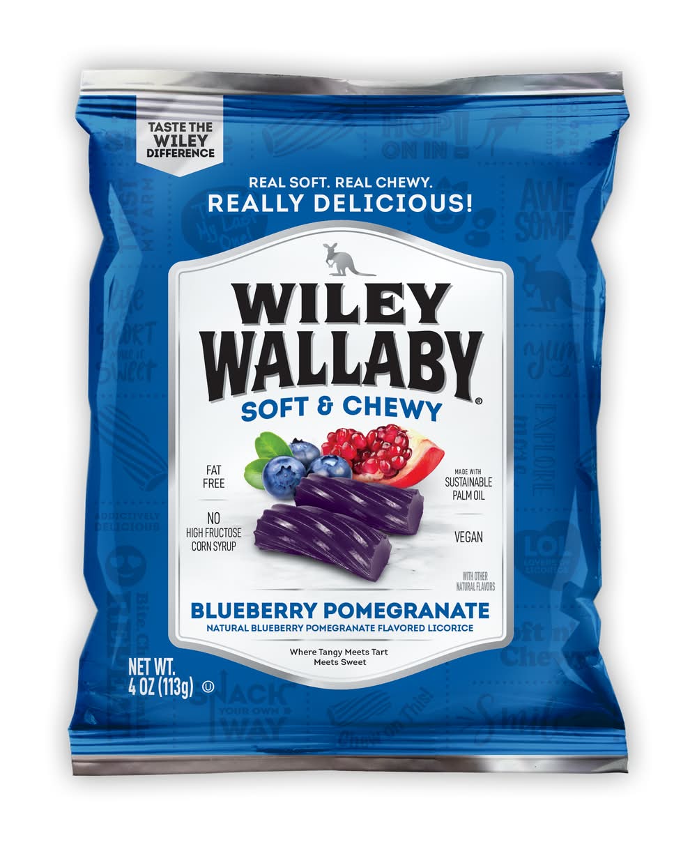 Wiley Wallaby Blueberry Pomegranate Licorice (4.2 oz)