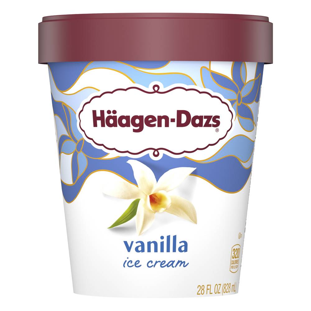 Häagen-Dazs Ice Cream, Vanilla (28 fl oz)