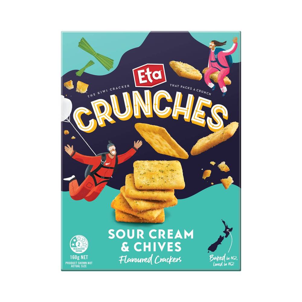 ETA Crunches 160g Sour Cream & Chives