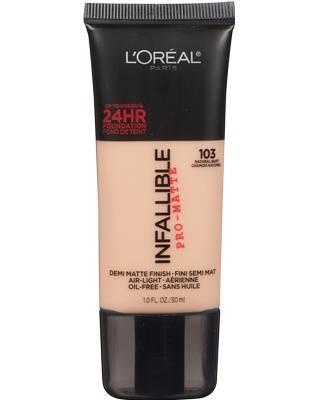 L'oréal Infallible Pro-Matte Natural Buff Foundation 103 (1 ea, 30 ml)