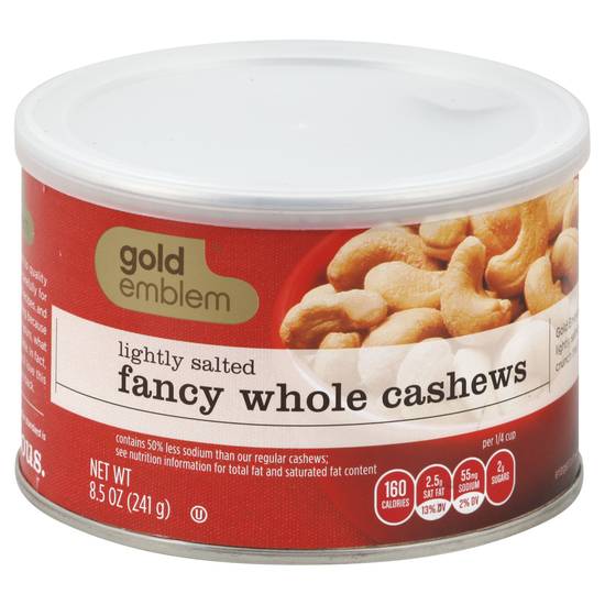 Gold Emblem Lightly Salted Fancy Whole Cashews