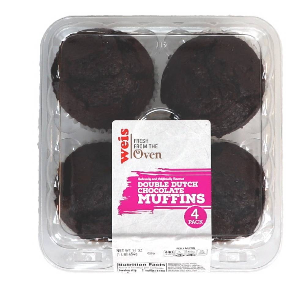Weis in Store Baked Gourmet Double Dutch Muffins