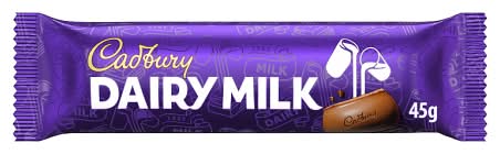 Cadbury Dairy Milk Chocolate Bar (45g)