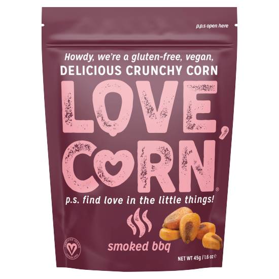 Love Corn Smoked Bbq Delicious Crunchy Corn