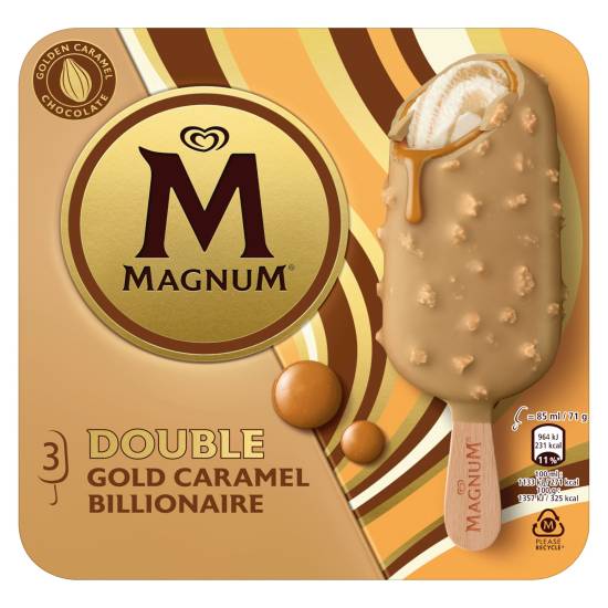 Magnum Double Gold Caramel Ice Cream (3 pack)