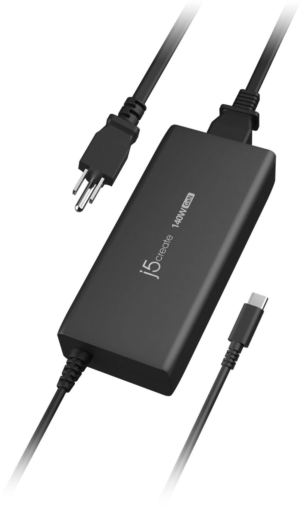 j5create - 140W GaN PD 3.1 USB-C Charger - Black