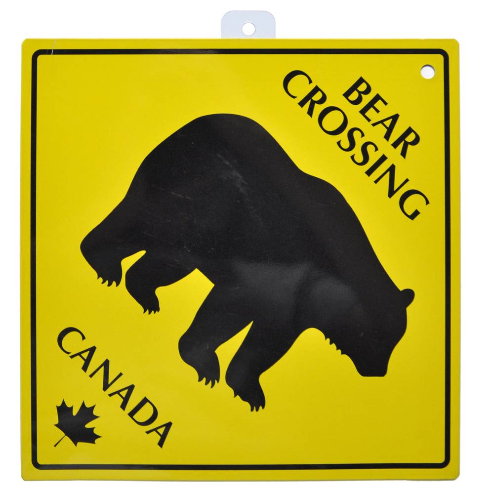 Moose Crossing Canada Sign