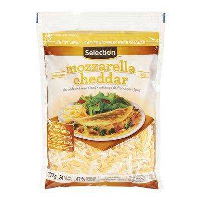 Selection Shredded Mozzarella and Cheddar Cheese Blend (320 g)