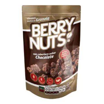 Berry nuts clusters de granola con cobertura de chocolate (180 g)