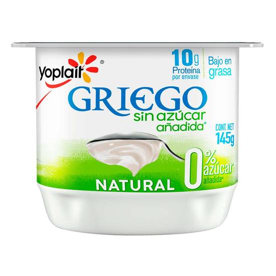 Yoplait yoghurt griego natural sin azúcar