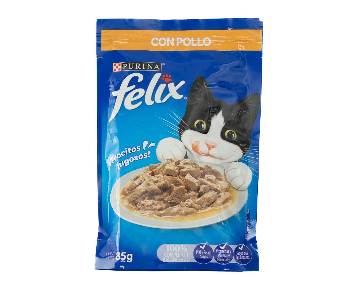 Felix alimento húmedo de pollo (sobre 85 g)