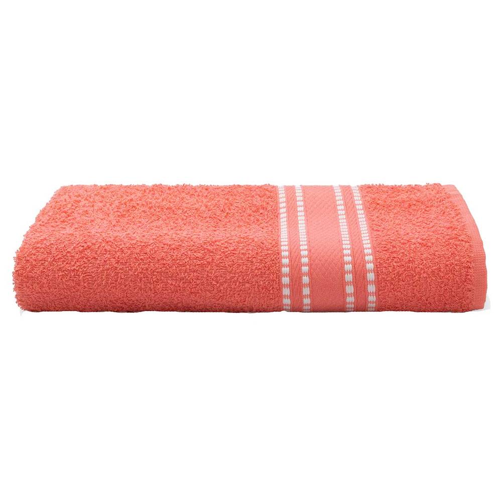 Camesa toalha de banho linea cor coral (63x120cm)