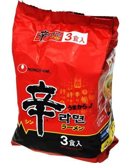 農心辛ラーメン3個パック 120g×3