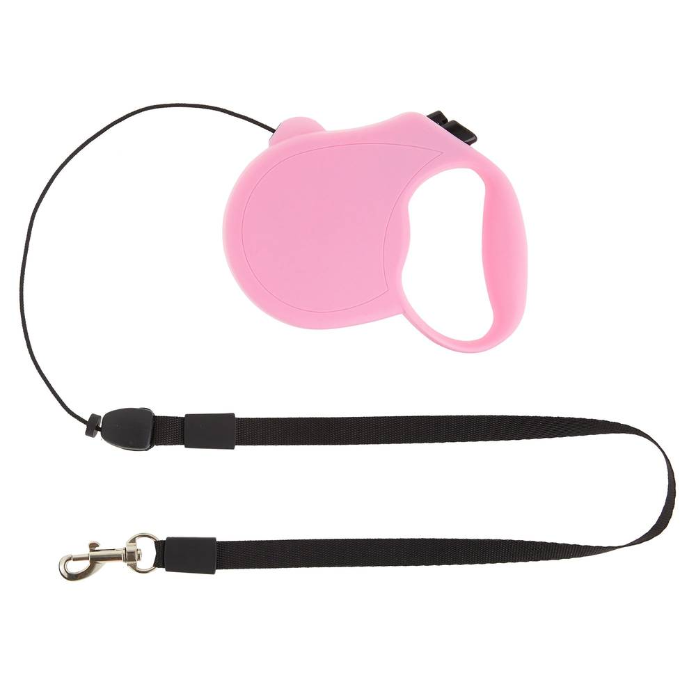 Great Choice Retractable New Classic Cord Dog Leash (x small/pink)