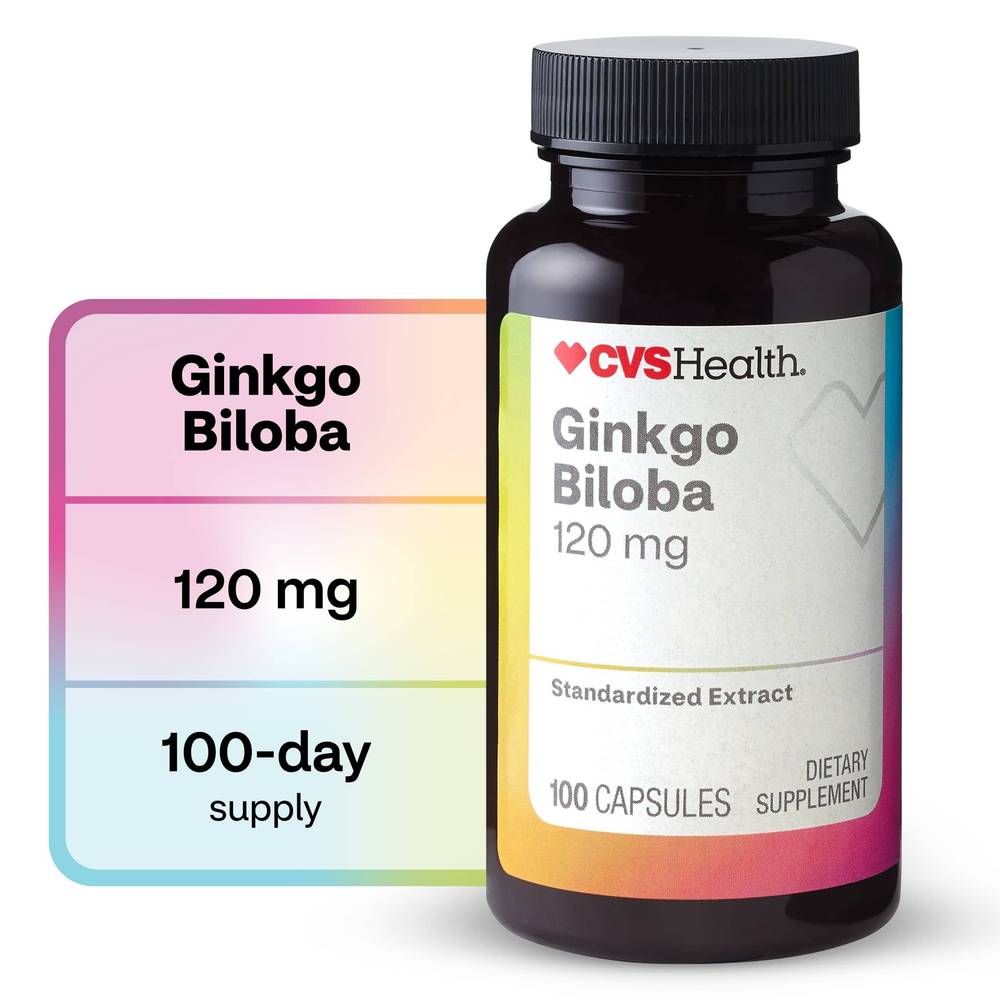 Cvs Health Gingko Biloba Capsules 120 mg