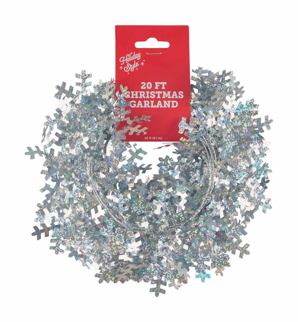Holiday Style Christmas Garland, 20 ft