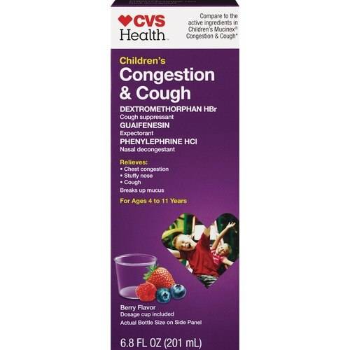 Cvs Health Children's Congestion & Cough (berry)