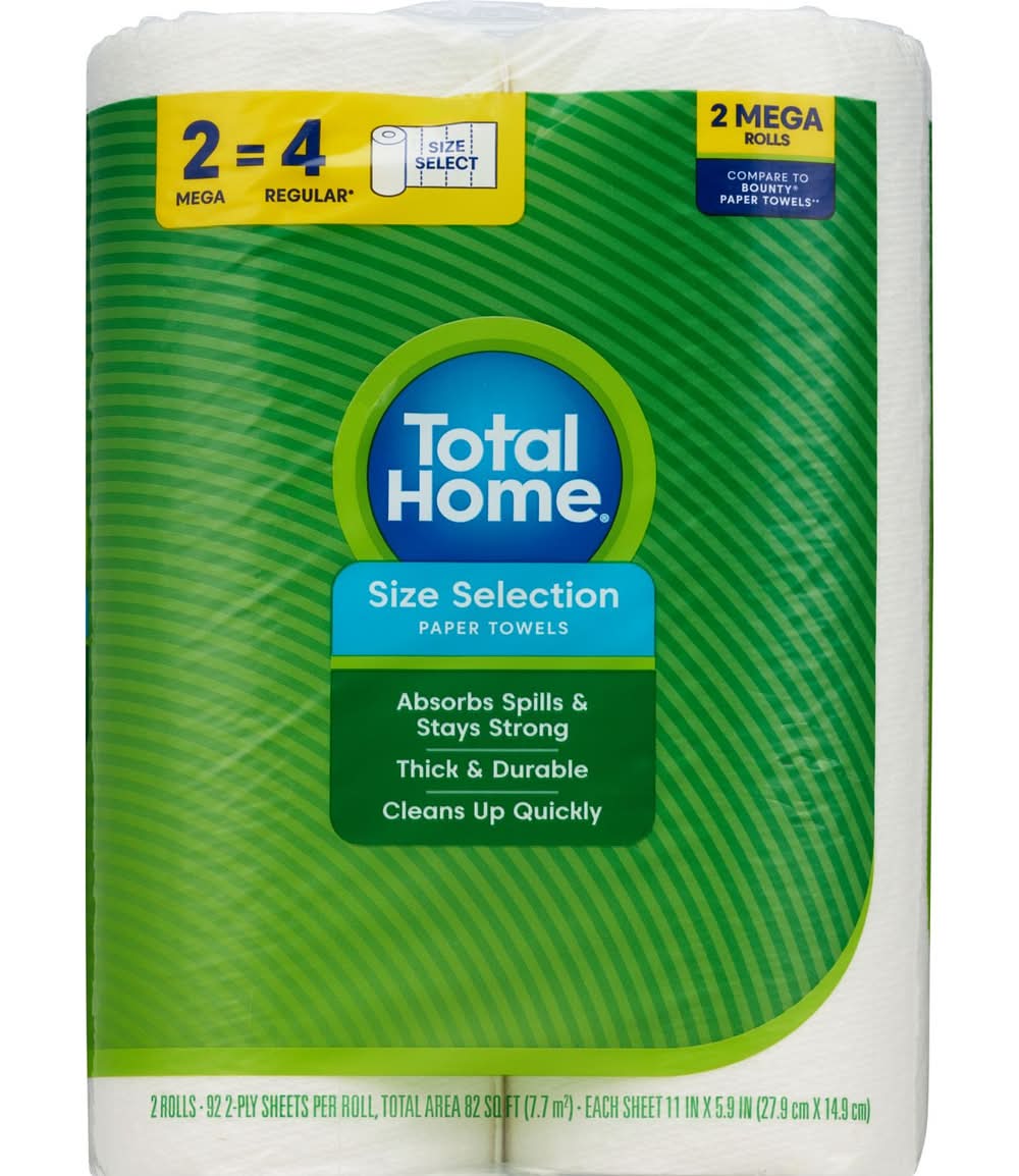 Total Home Size Selection Paper Towels (2 ct)