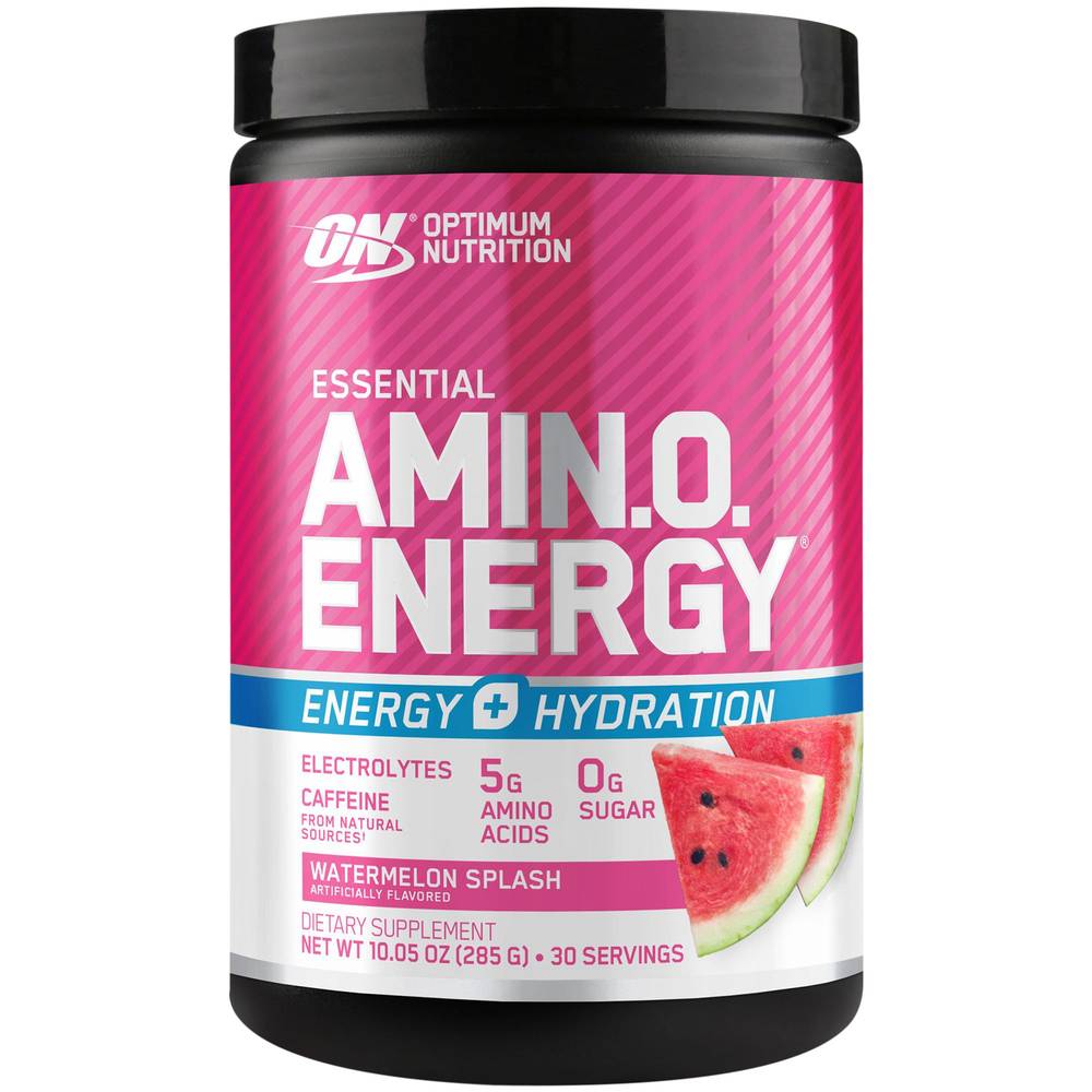 Essential Amino Energy + Electrolytes - Watermelon Splash(10.05 Ounces Powder)