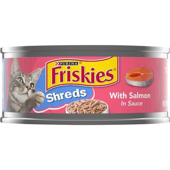 Friskies Shreds With Salmon in Sauce Wet Cat Food