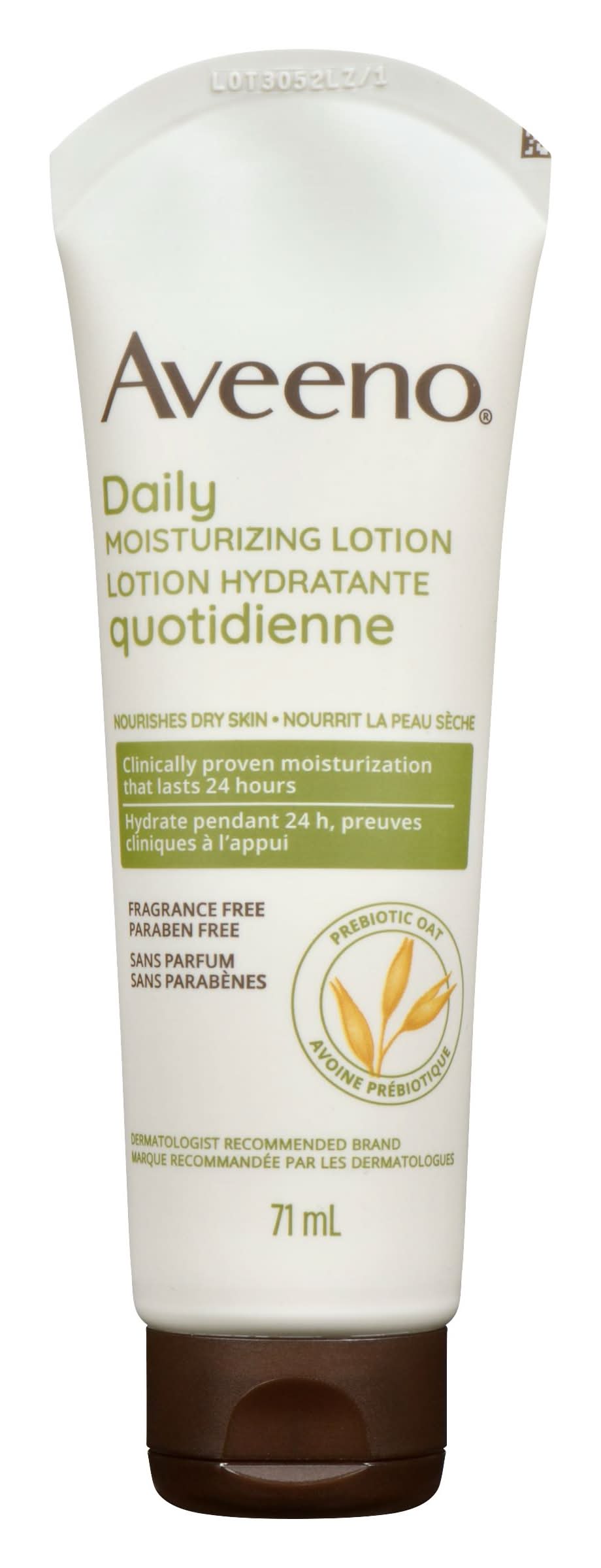 Aveeno Daily Moisturizing Body Lotion, Unscented (71 ml)