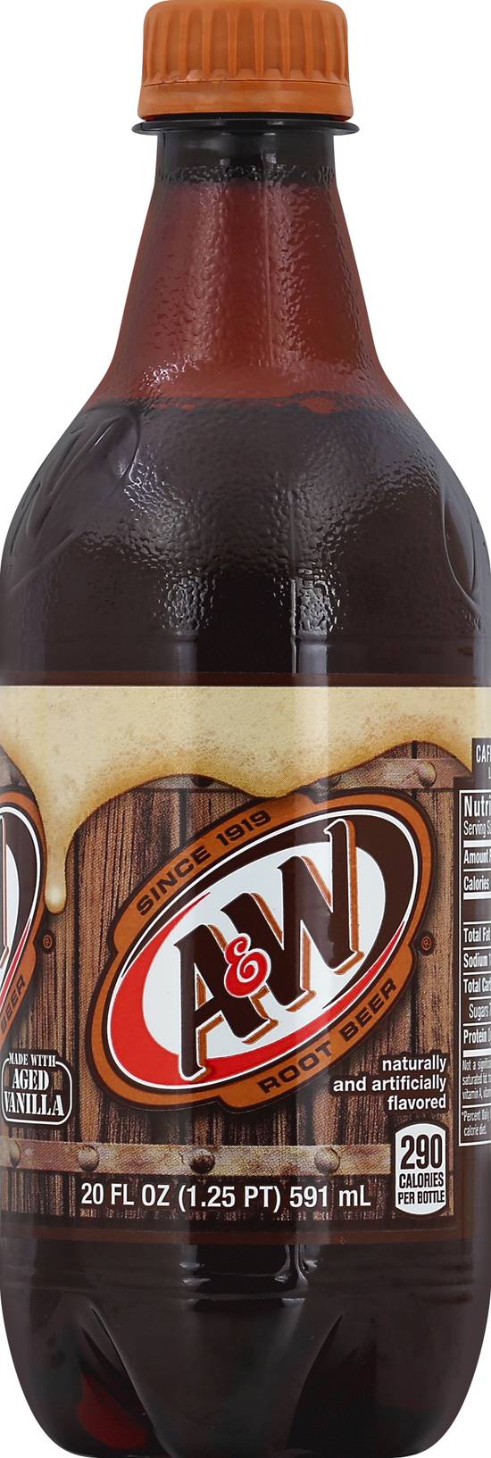 A&W Root Beer Soda (20 fl oz)