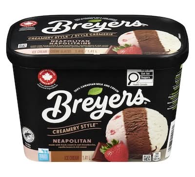 Breyers Creamery Style Ice Cream, Neapolitan (1.41 L)