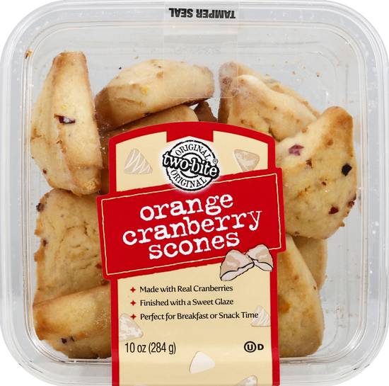 Original Two Bite Orange Cranberry Scones