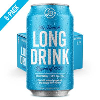 The Finish Long Drink Traditional Citrus Soda (6 x 12 fl oz)