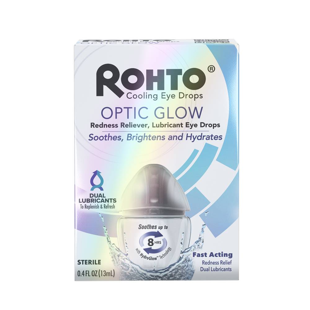 Rohto Optic Glow Cooling & Lubricant Eye Drops